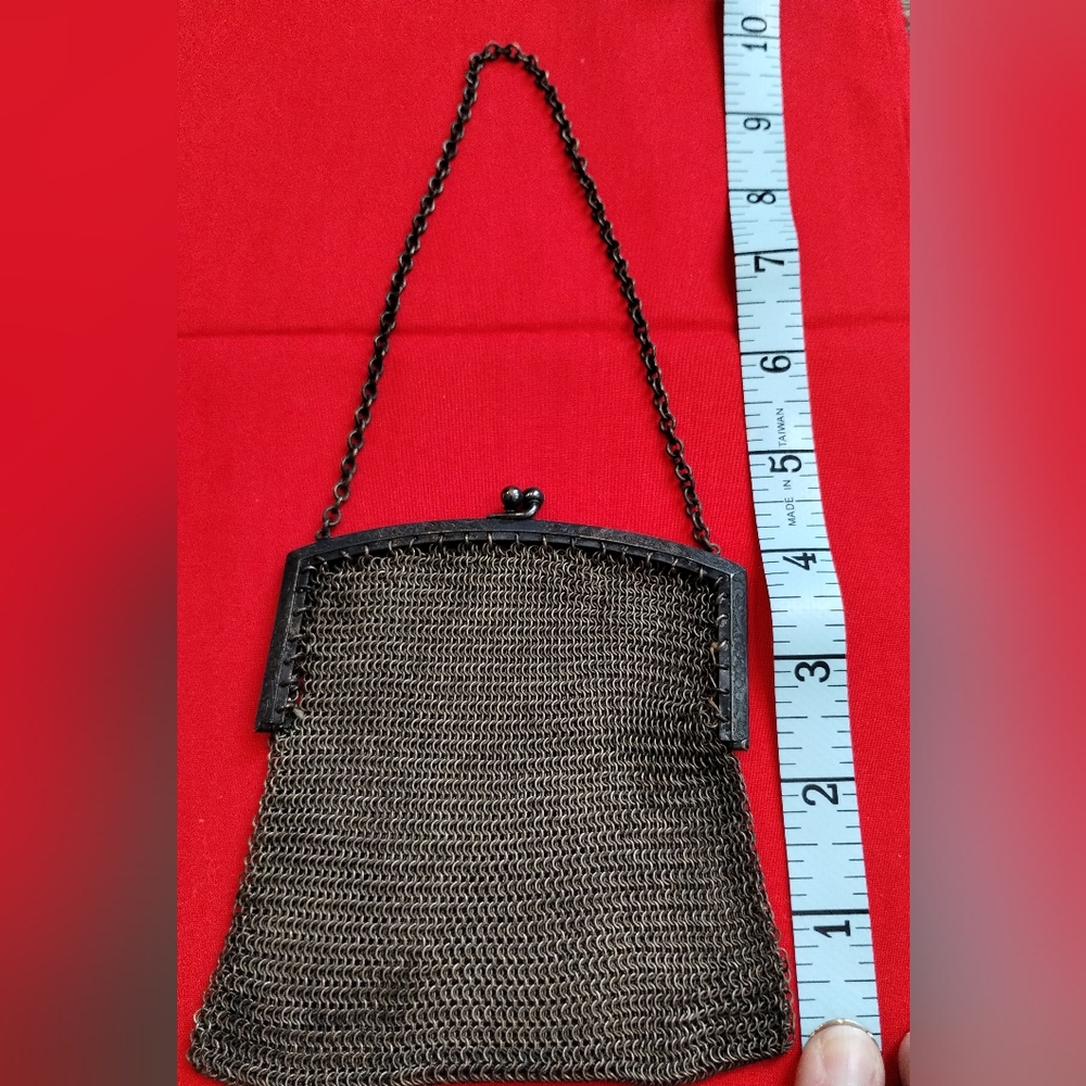 Vintage Metal Mesh Bags Purse - Whiting & Davis Co. - Picture 3 of 12